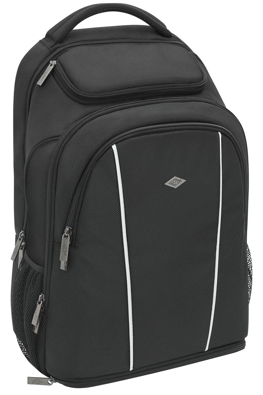 Wedo 597601 Business Rucksack mit Komfortausstattung, Schutzfächer für Notebooks bis 15,6 Zoll &amp; Tab