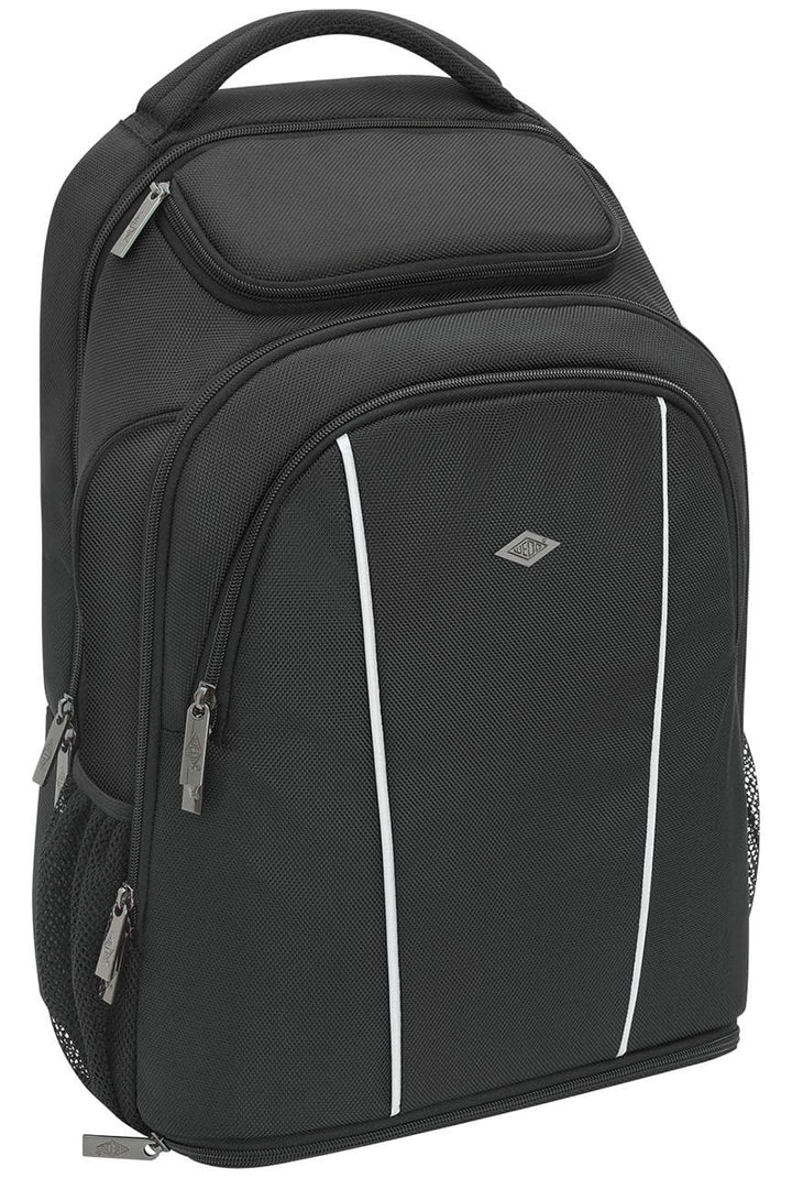 Wedo 597601 Business Rucksack mit Komfortausstattung, Schutzfächer für Notebooks bis 15,6 Zoll &amp; Tab