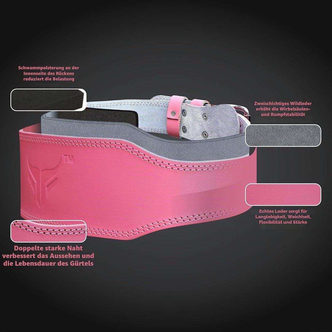 Mytra Fusion gewichthebergürtel Damen gewichthebergürtel Gerundet Lifting Belt Fitness Lumbar gürtel