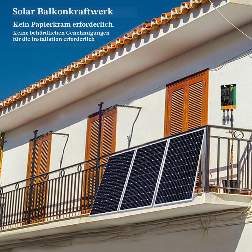 Y&amp;H 350W Solar Grid Tie Inverter DC26-46V zu AC230V Reiner Sinus-Mikro-Wechselrichter, 350W