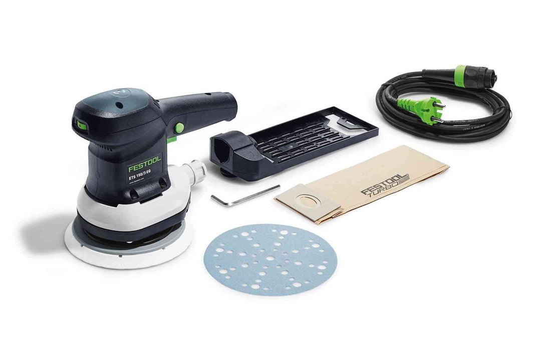 Festool Exzenterschleifer ETS 150/3 EQ (mit Schleifteller Ø 150 mm MULTI-JETSTREAM 2 (superweich SW)