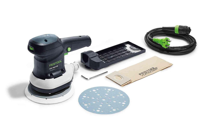 Festool Exzenterschleifer ETS 150/3 EQ (mit Schleifteller Ø 150 mm MULTI-JETSTREAM 2 (superweich SW)