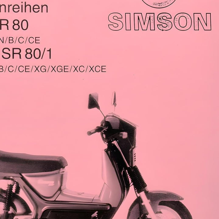 Ersatzteilkatalog Roller SR50-SR80 - Ausgabe 1993