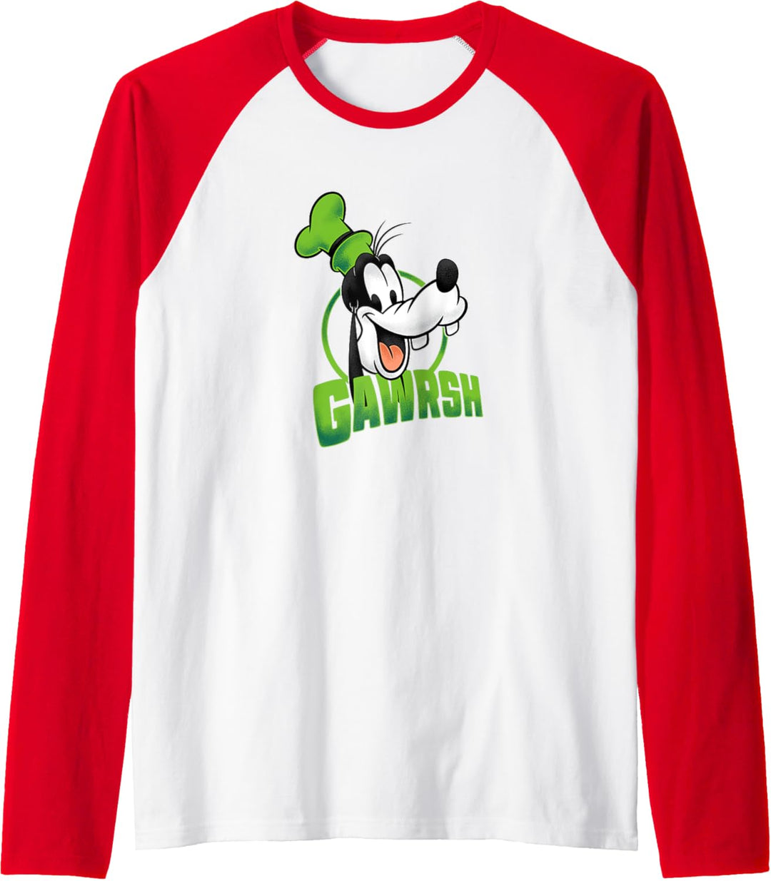 Disney Mickey And Friends Goofy Gawrsh Portrait Raglan