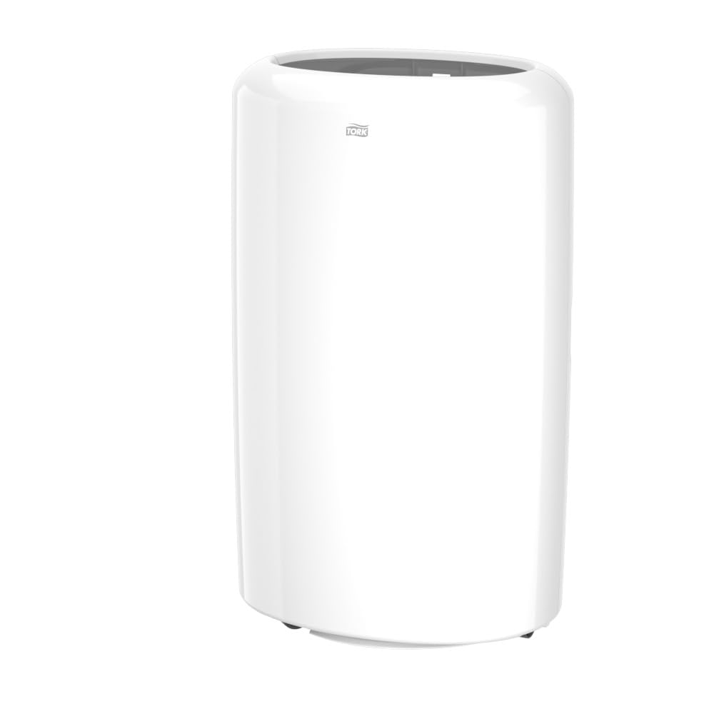 Tork 563000 Abfallbehälter B1 - Stabiler 50L Mülleimer in ansprechendem Elevation Design in weiss -