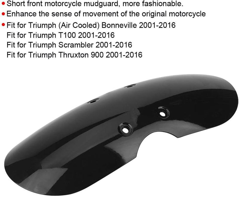 aqxreight - Motorrad-Kotflügel, Motorrad-Zubehör Kurzer Kotflügel-Kotflügelabdeckung Schutz vorne fü