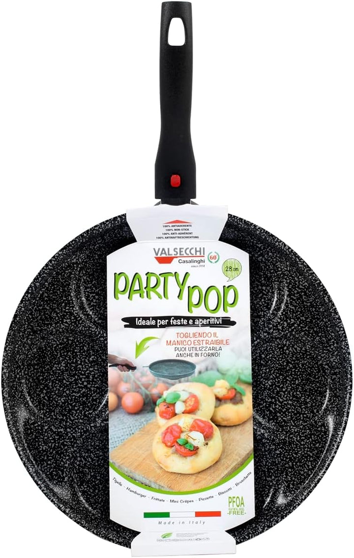 Valsecchi Home 465328 Tigella 7-Sitzer Partypop, antihaftbeschichtet, 28 cm