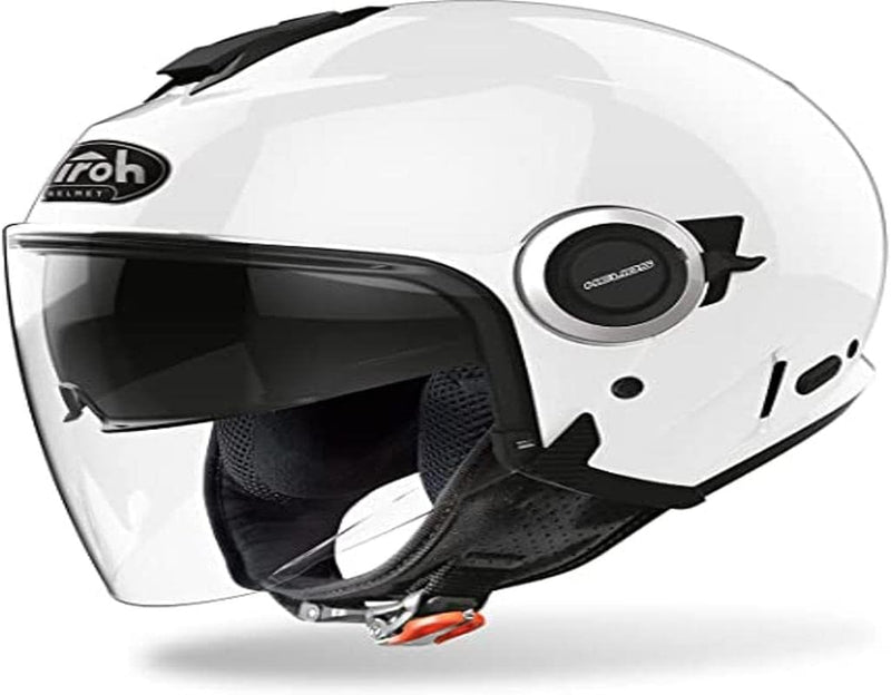 Airoh Herren HE14 Helmet, weiss, S S Weiss, S Weiss