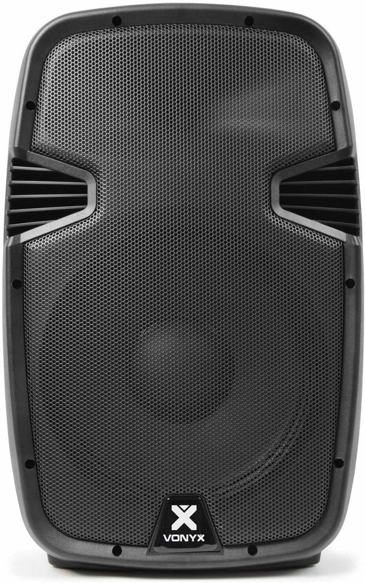 Vonyx spj-1200 Aktiv Lautsprecher, PA Lautsprecher, Musikbox, 600 Watt, 12 Zoll Monitor PA Boxen