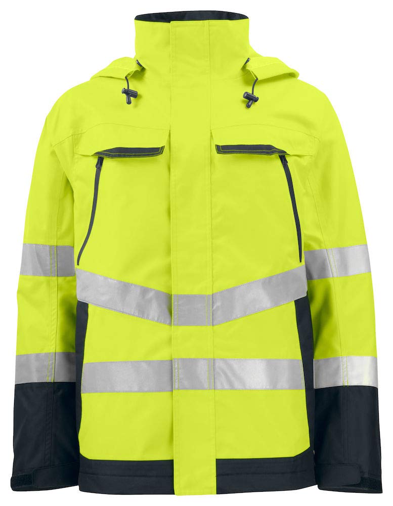 ProJob 646440–11 Hi-Vis Funktionsjacke, gelb/schwarz