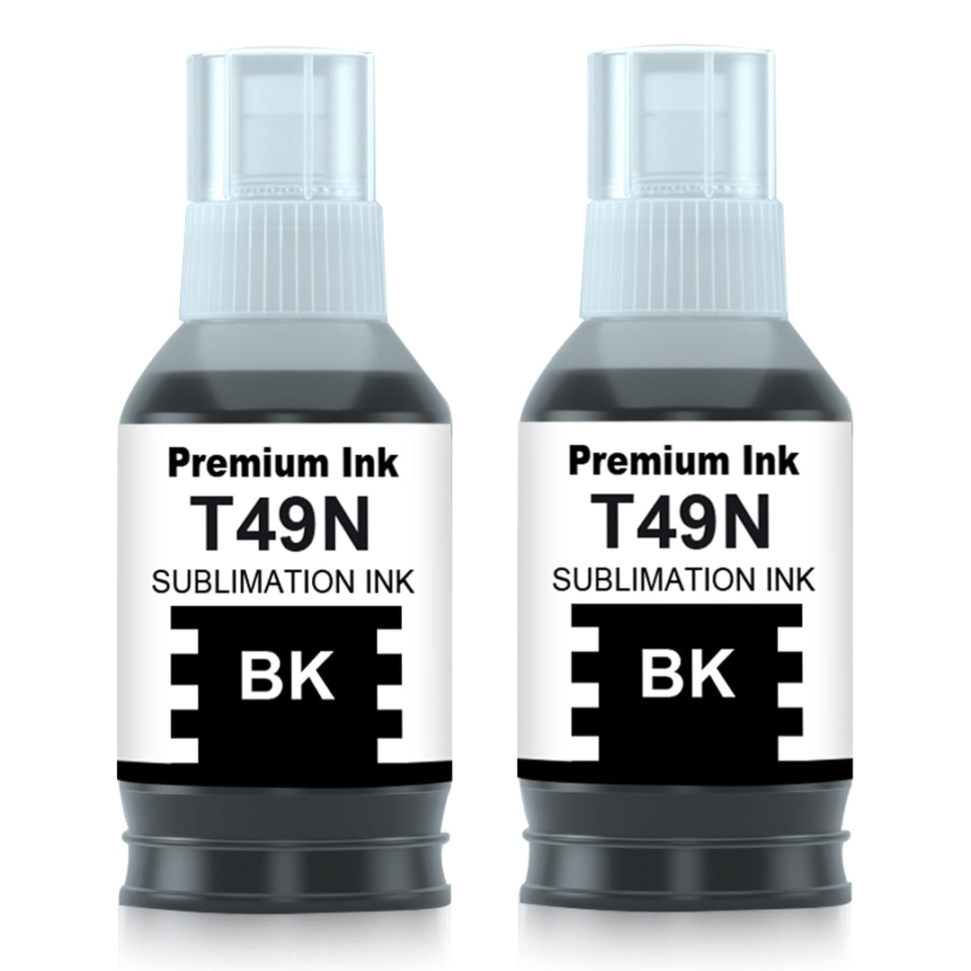 Kompatible T49N T49N1 (2 x 140ml) Sublimationstinte für SC23BK SC23C SC23M SC23Y Nachfülltinte für E