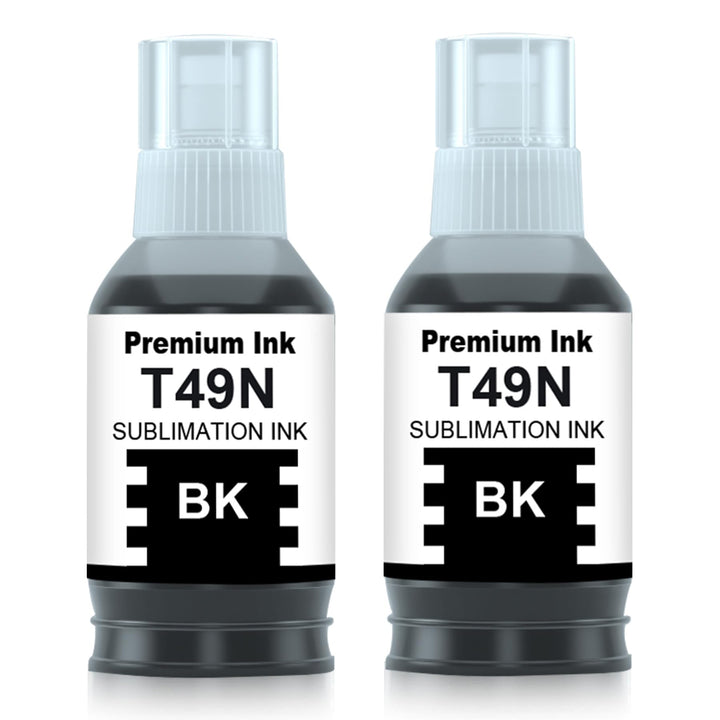 Kompatible T49N T49N1 (2 x 140ml) Sublimationstinte für SC23BK SC23C SC23M SC23Y Nachfülltinte für E