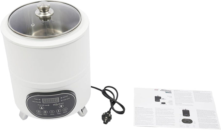 Joghurtmaschine 8 Liter, Edelstahl 304, Joghurtbereiter mit Temperaturregelung 25-80°C, für Fruchtes