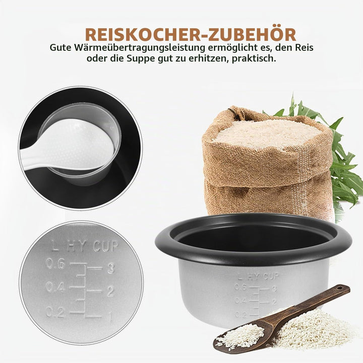 Garneck Reiskocher Innentopf Antihaftbeschichtung Ersatzbehälter Für Reiskocher Innenkochtopf Kochen