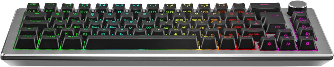 Cooler Master CK721 Mechanische Gaming Tastatur - Keyboard mit 65% Layout, Schalter-Braun, RGB-Beleu