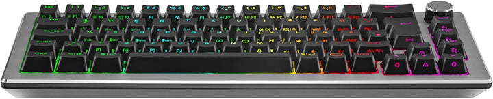 Cooler Master CK721 Mechanische Gaming Tastatur - Keyboard mit 65% Layout, Schalter-Braun, RGB-Beleu