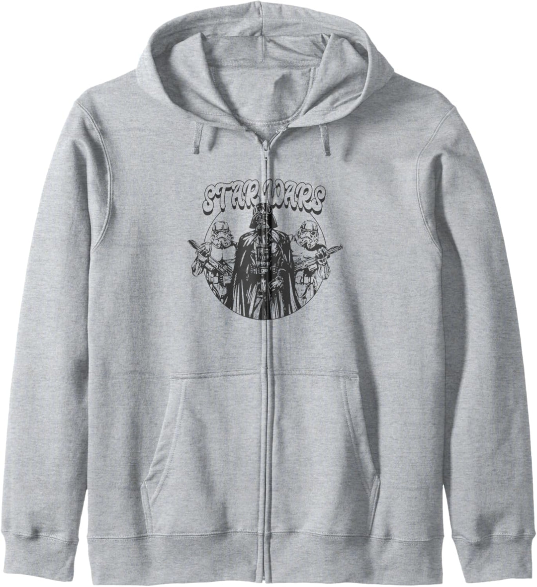 Star Wars Darth Vadar & Storm Troopers Circle Fill Portraits Kapuzenjacke