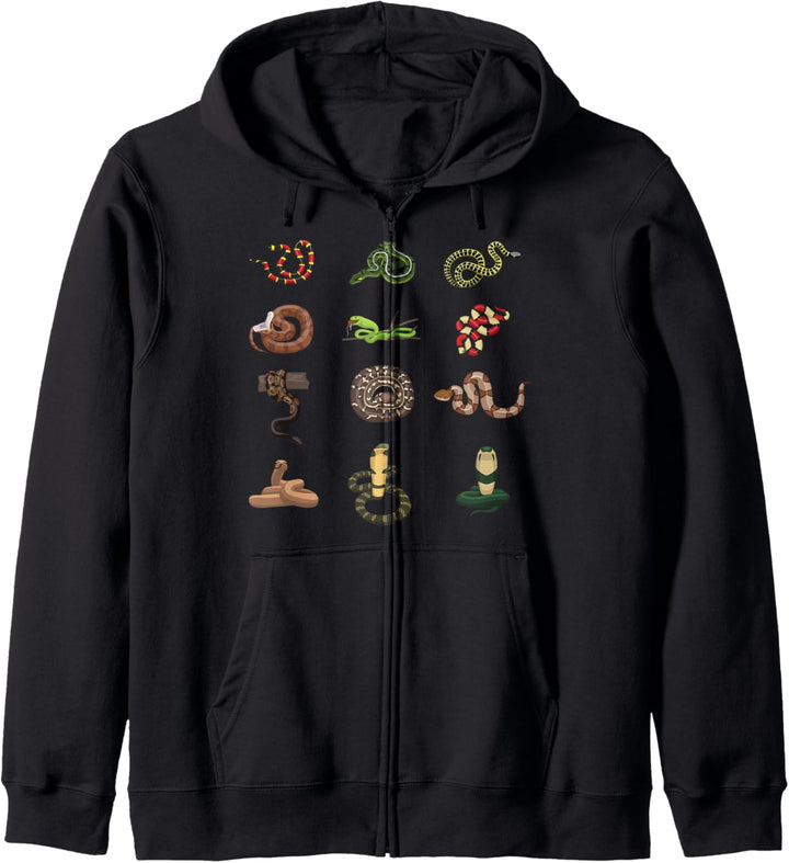 Schlangenarten I Schlange Reptilien Terrarium Schlangen Kapuzenjacke