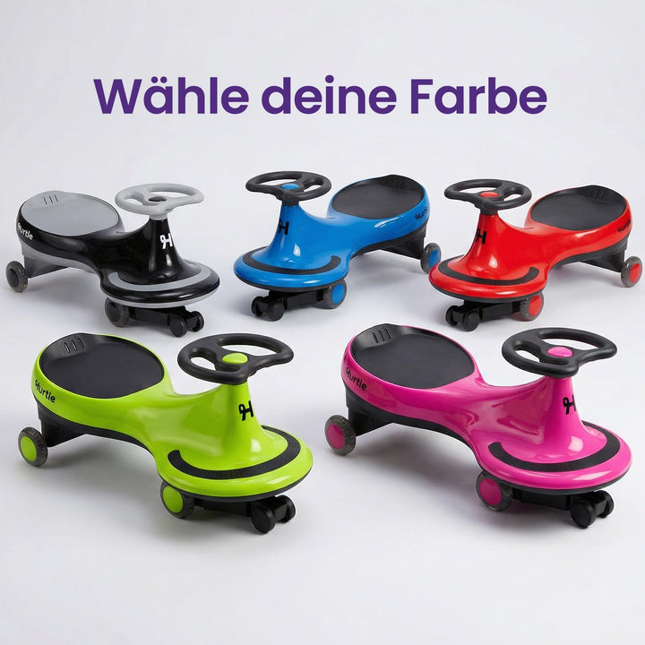 Hurtle Rutschauto Indoor Wiggle Drift Car für Kinder — fördert Motorik &amp; Balance | Grün, Grün