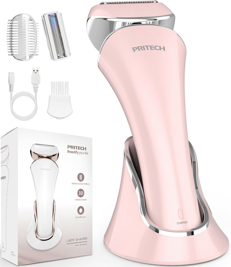 Elektrischer Rasierer für Frauen, Damenrasierer, Bikini-Trimmer, Körperhaarentfernung für Beine und