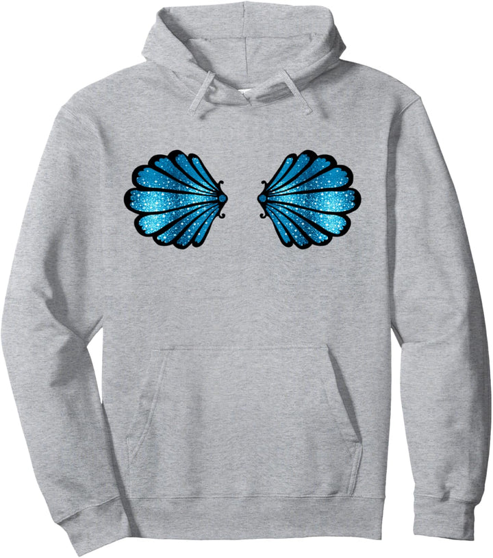 Meerjungfrau Muschel BH Bikini Kostüm Karneval mermaid, Pullover Hoodie