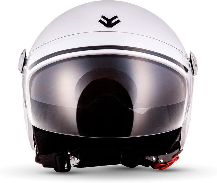 ARMOR HELMETS® AV-63 „Fun Matt Black“ · Jet-Helm · Motorrad-Helm Roller-Helm Scooter-Helm Moped Mofa