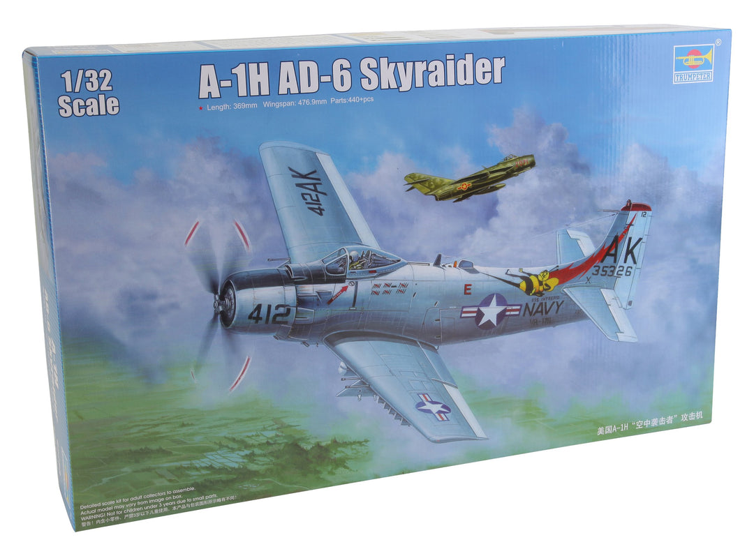 Trumpeter 02253 Modellbausatz A-1H AD-6 Skyraider
