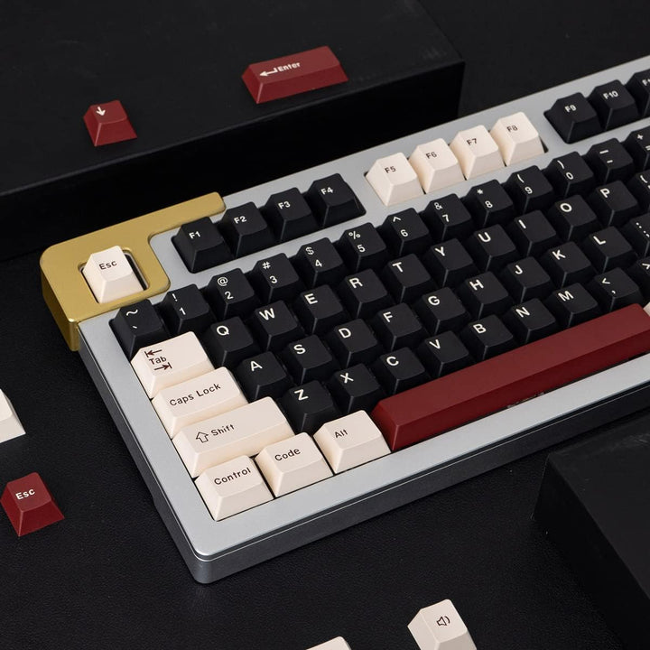 172 Tasten Double Shot Tastenkappen Cherry Profil Rome Keycaps für 61/64/87/1041/08 ANSI/ISO-Layout