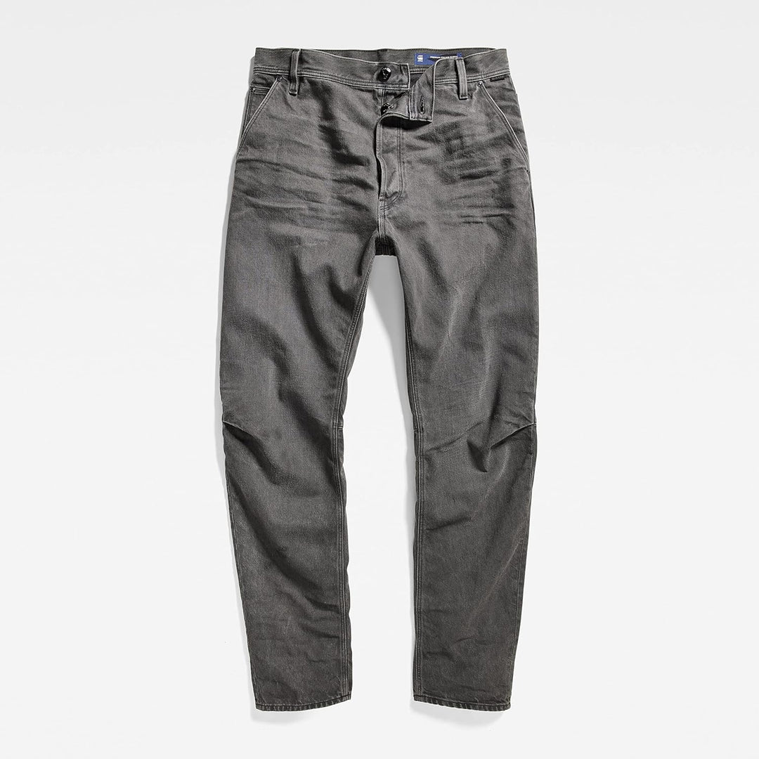 G-STAR RAW Herren Grip 3D Relaxed Tapered Jeans 26W / 30L Grau (Faded Black Ink D19928-d182-d358), 2