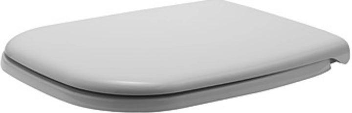 Duravit WC-Sitz D-Code Compact, Toilettendeckel mit Absenkautomatik, Klodeckel aus Urea-Duroplast, m