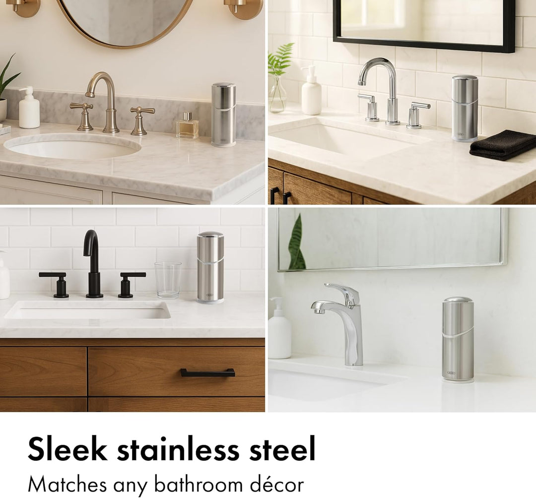 OXO Good Grips Zahnbürsten-Organizer aus Edelstahl, 24 cm 1 9.75 Inch, 1 9.75 Inch