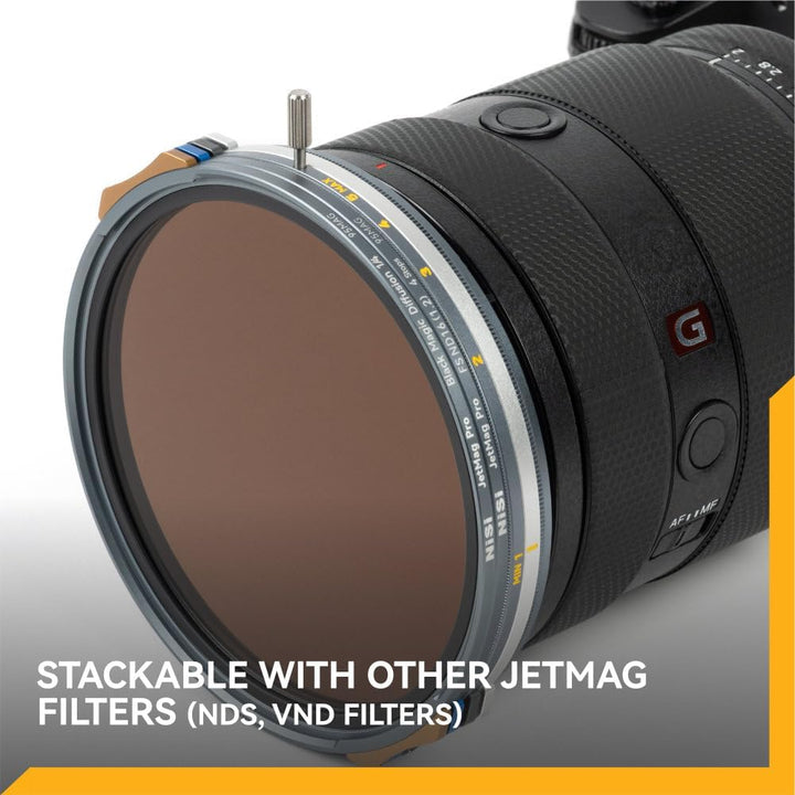 NiSi 67mm JetMag Pro Black Magic Diffusion 1/4 Filter Magnetische Schutzfilter für 67MAG System (Ver