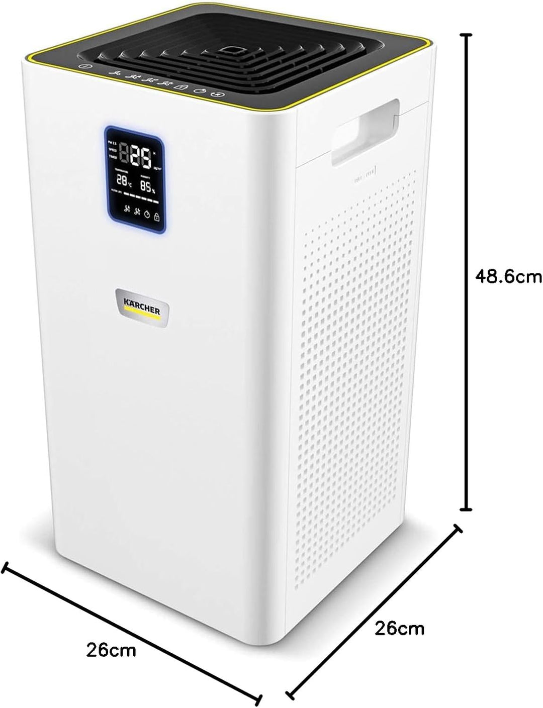 Kärcher Luftreiniger AF 30, Luftdurchsatz: 320 m³/h, bis zu 60 m² Räume, beseitigt 99,95% der Partik