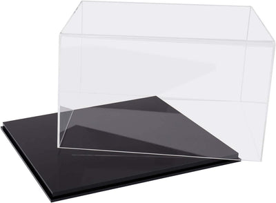 HMF 46806 Acryl Vitrine / Schaukasten für Modellautos, Figuren | 32 x 28 x 20 cm | Transparent 32 cm