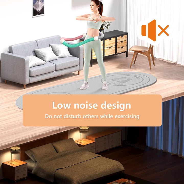 Hula Hoop Reifen Erwachsene für Erwachsene (1,65 kg) mit Federdesign, höherer Kalorienverbrauch, rüc