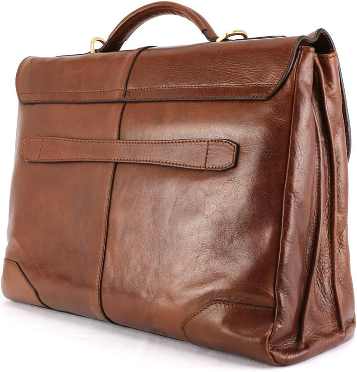 The Bridge Vespucci Aktentasche 41 cm Marrone, Marrone