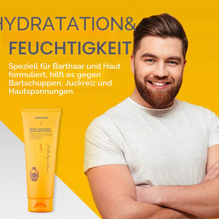 Seven Potions Bart Conditioner für Männer - Beugt Bartjucken und Schuppen vor - Natürlich, Vegan, Ti