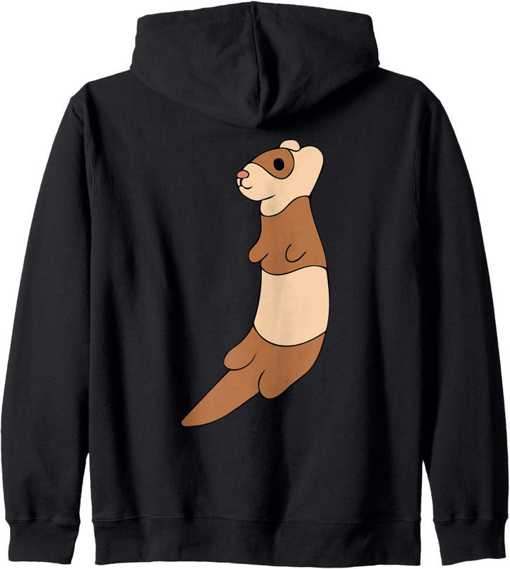 Cute Ferret Kapuzenjacke