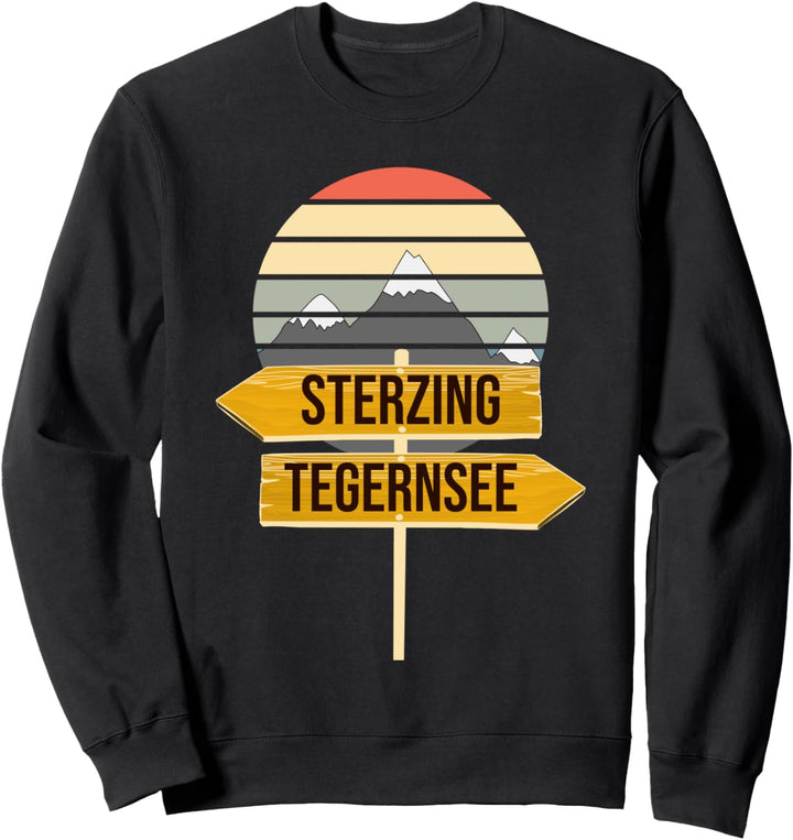 Trans Alpen Alpenüberquerung Tegernsee Sterzing Sweatshirt