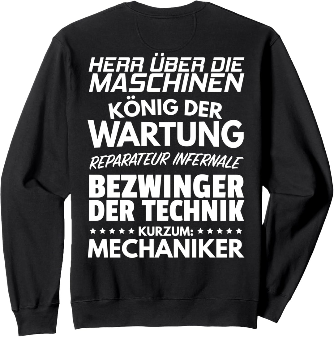 Schrauber Bezwinger Der Technik Mechaniker Sweatshirt