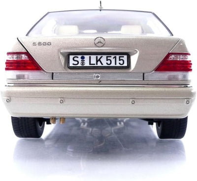 Norev - Mercedes-Benz S600 1997 Silver 1:18 Miniature, 183723, Silber, 1/18