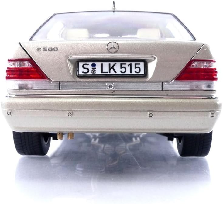 Norev - Mercedes-Benz S600 1997 Silver 1:18 Miniature, 183723, Silber, 1/18