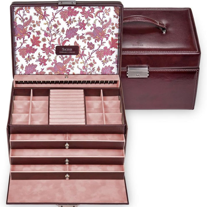 Schmuckkasten Jasmin florage/bordeaux