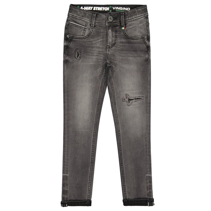 Vingino Jungen Alfons Jeans 164 Dark Grey Vintage, 164 Dark Grey Vintage