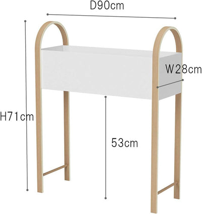 Umbra Bellwood Blumenkasten, Aufbewahrungsbox, Pflanzkasten, Pflanzkübel und Hochbeet aus Metall mit