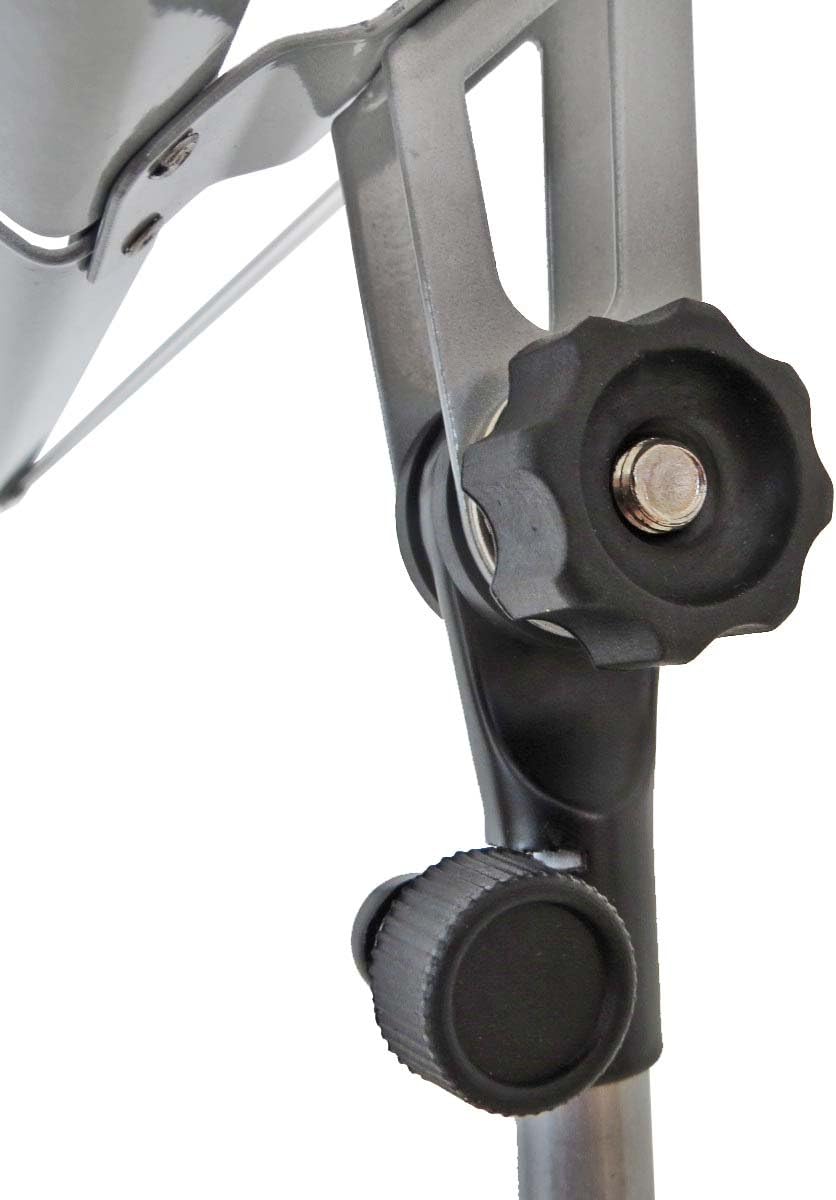 keepdrum Notenständer Notenpult Silber inklusive Bag Tasche Silver Metallic, Silber