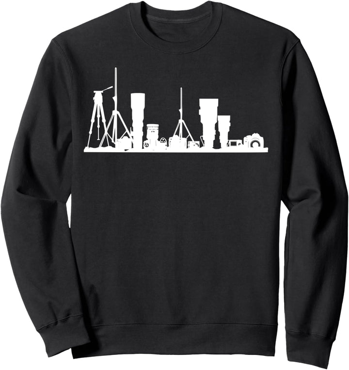 Kamera Skyline, Objektive, Fotoequipment, Fotografie Sweatshirt