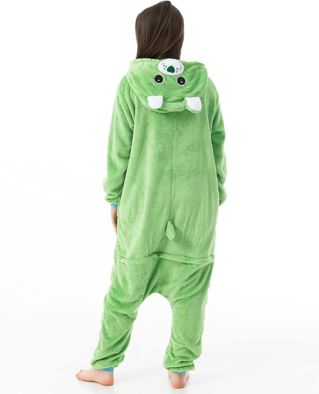Katara 1744 - Glücksbärchi Onesie Kleeblatt-Kostüm, Lucky Bär, Party, Karnevals-Kostüm, Verkleidung