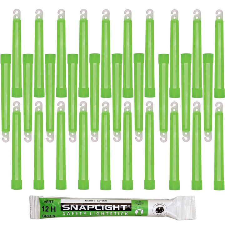 Cyalume SnapLight Grün KnickLichter Glow Sticks – 15cm 6 Inch Industrial Grade Leuchtstab, Ultra hel