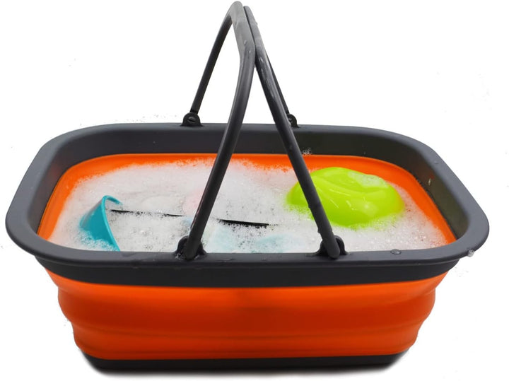 SAMMART 9.2L (2.37Gallon) Containeranne mit Griff – tragbarer Picknickkorb für den Aussenbereich – F